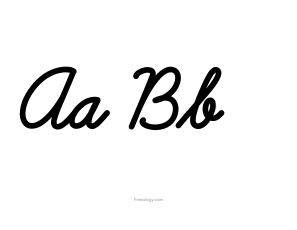 Printable Cursive Alphabet Letters