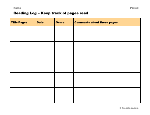 Checklist Grid Template Keep Track of Borrowed Items Daily Reading Log