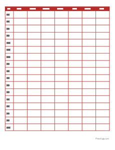 Daily Planner Template Form - Freeology