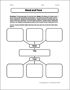 Reading Worksheets On Tone And Mood Documents > Seapyramid.net