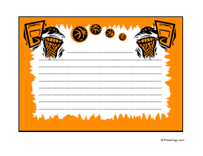 Free Printable Sports Writing Templates