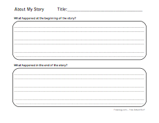 Beginning End Story Summary Sheet