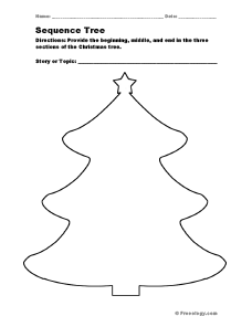 Christmas tree sequencing notes form