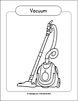 vacuum coloring pages