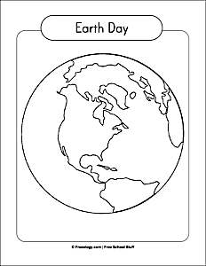 earth coloring pages for kids