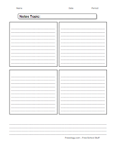 Note Taking Organizer - Freeology