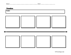 timeline graphic organizer