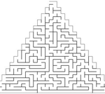 Triangle maze example
