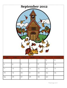 2012 Calendar Freeology