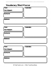Word Study Guide Template from freeology.com